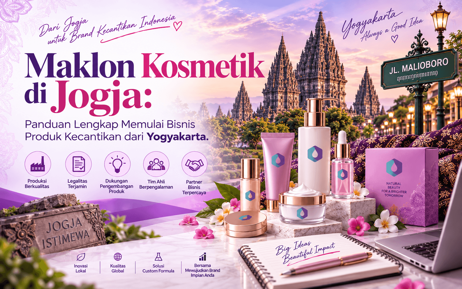 Maklon Kosmetik di Jogja: Panduan Lengkap Memulai Bisnis Produk Kecantikan dari Yogyakarta